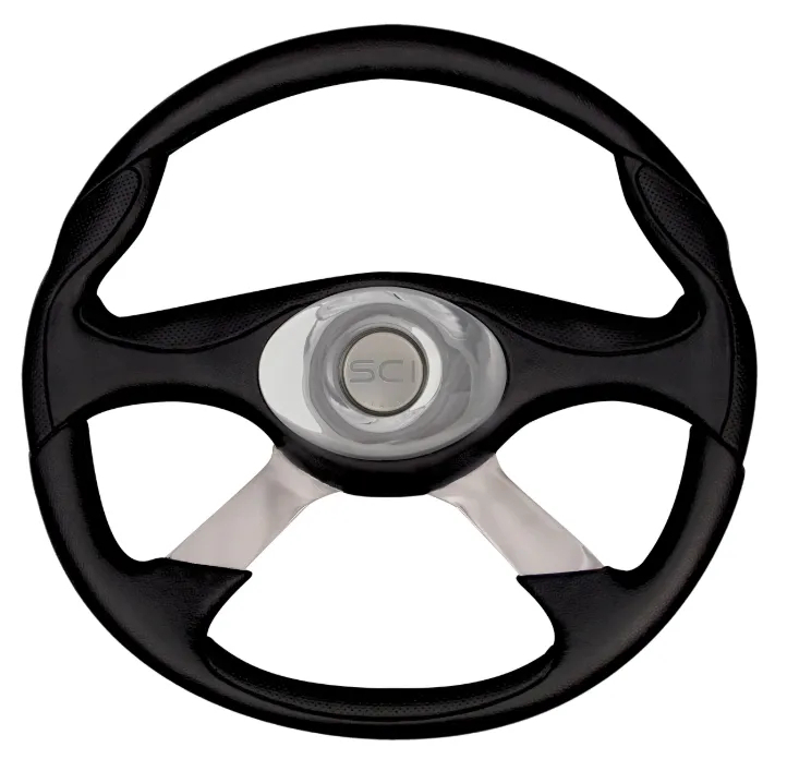 18" Genesis Wheel (Oval Chrome Pad & Ergonomic Grip)