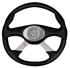 18" Genesis Wheel (Oval Chrome Pad & Ergonomic Grip)