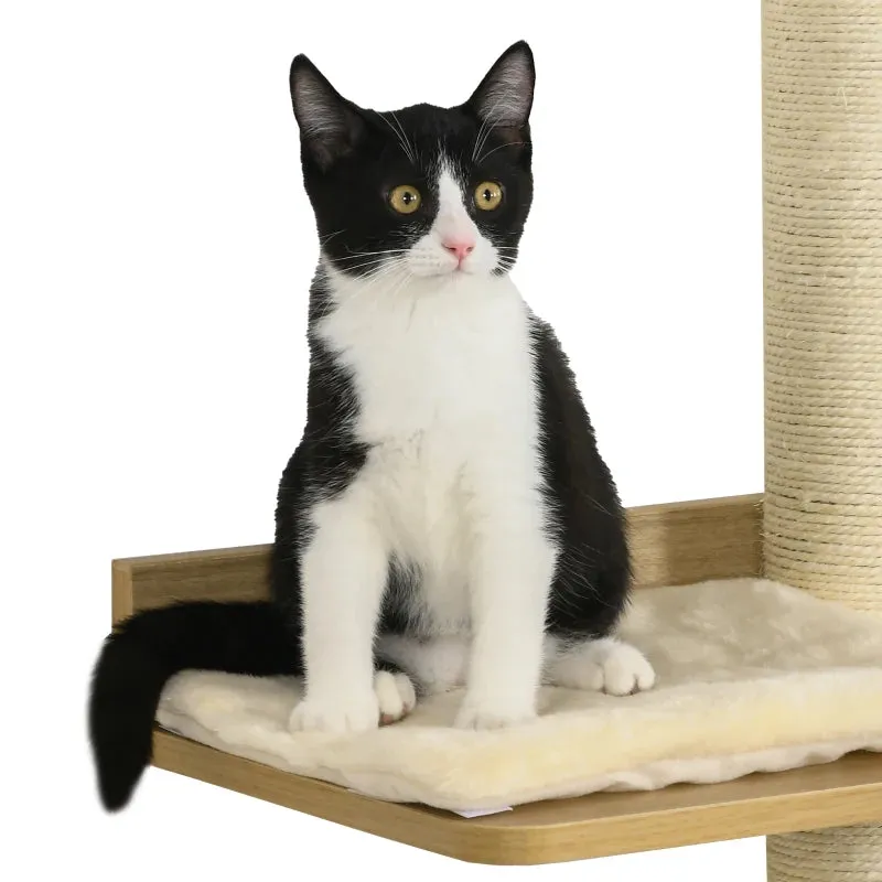 61.4" Wall Mounted Cat Tree - Yellow