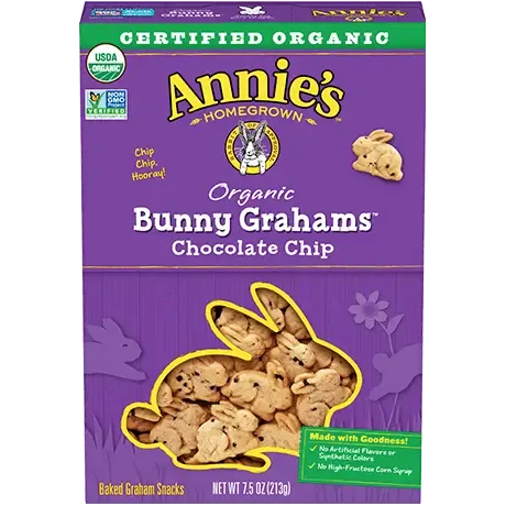 Annie's Organic Bunny Grahams Chocolate Chip 7.5oz