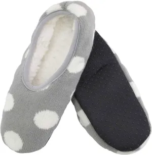 BambooMN 1 Pair Adult Size Medium Fuzzy Cozy Plush Home Travel Non-Skid Slippers Slip-On