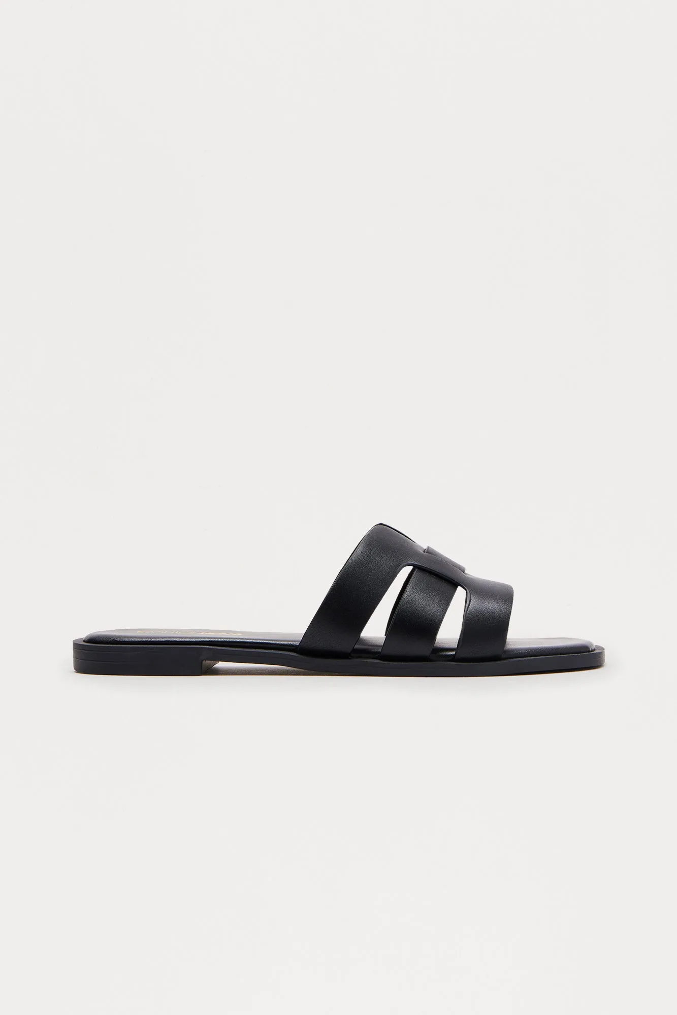 Belize Slip On Sandals - Black