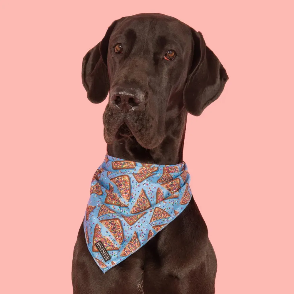 Big & Little Dogs Blue Fairy Bread Bandana