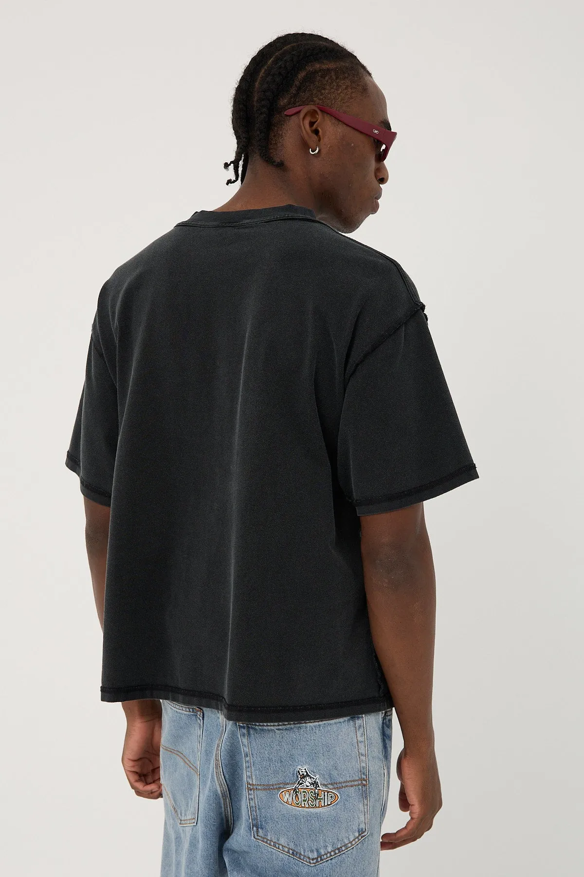Billy Bones Club Flaming Bones Tee Black