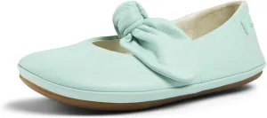 Camper Kids Girls Fashion Ballet Flat, Blue 013, 4.5 Big Kid