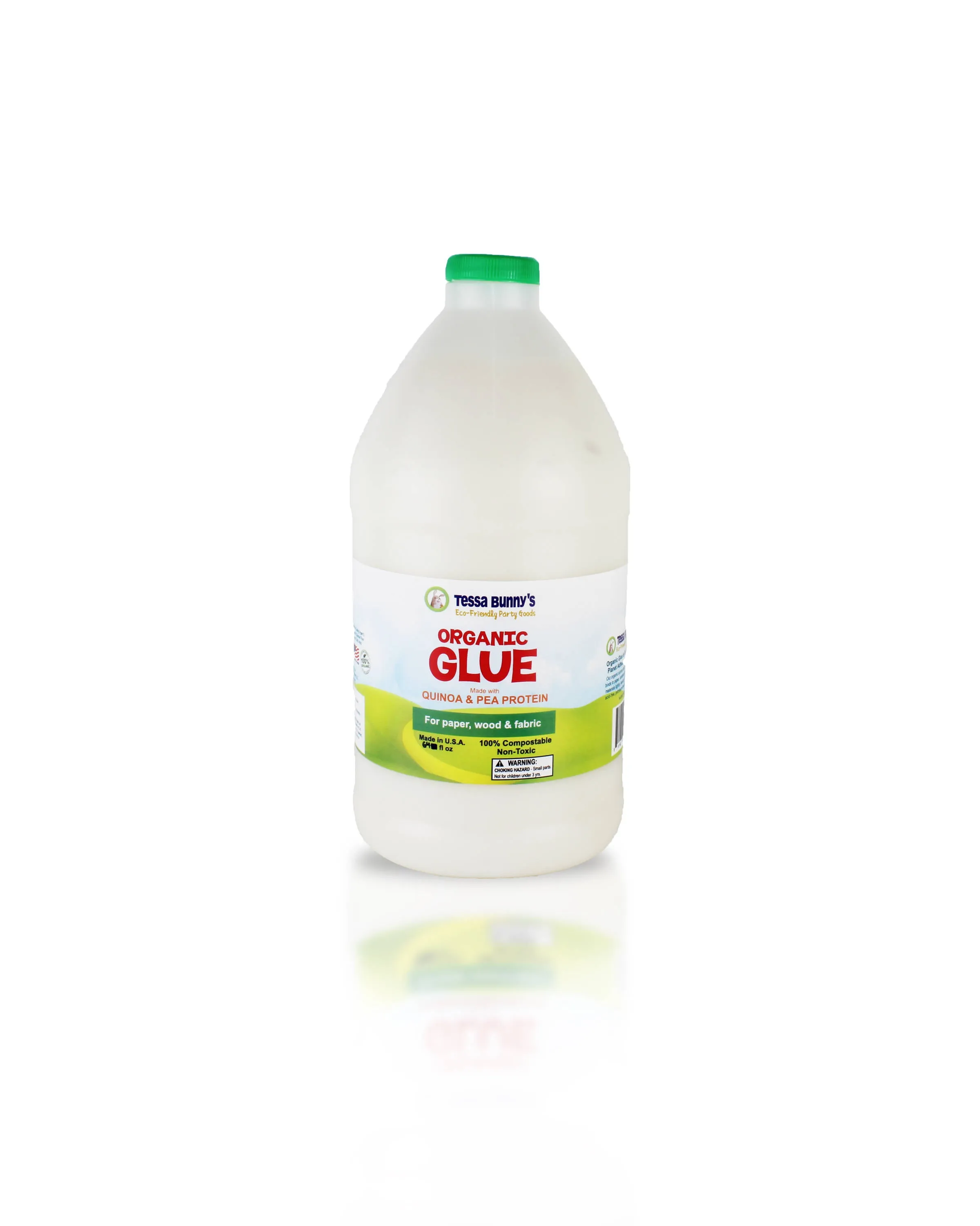 Case of Two 1/2 Gallon Organic "School" Glue - Vegan