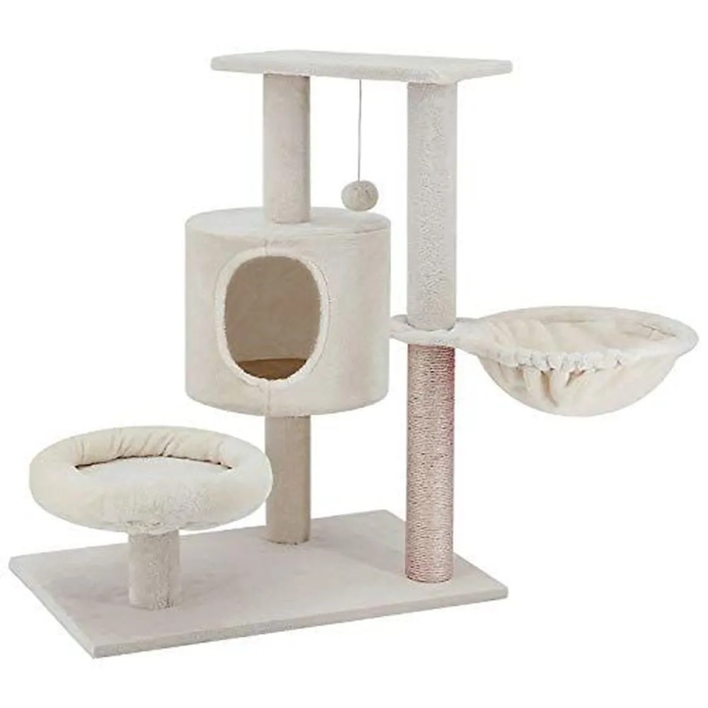 Cat Tree with Platform and Scratching Posts -28inch
