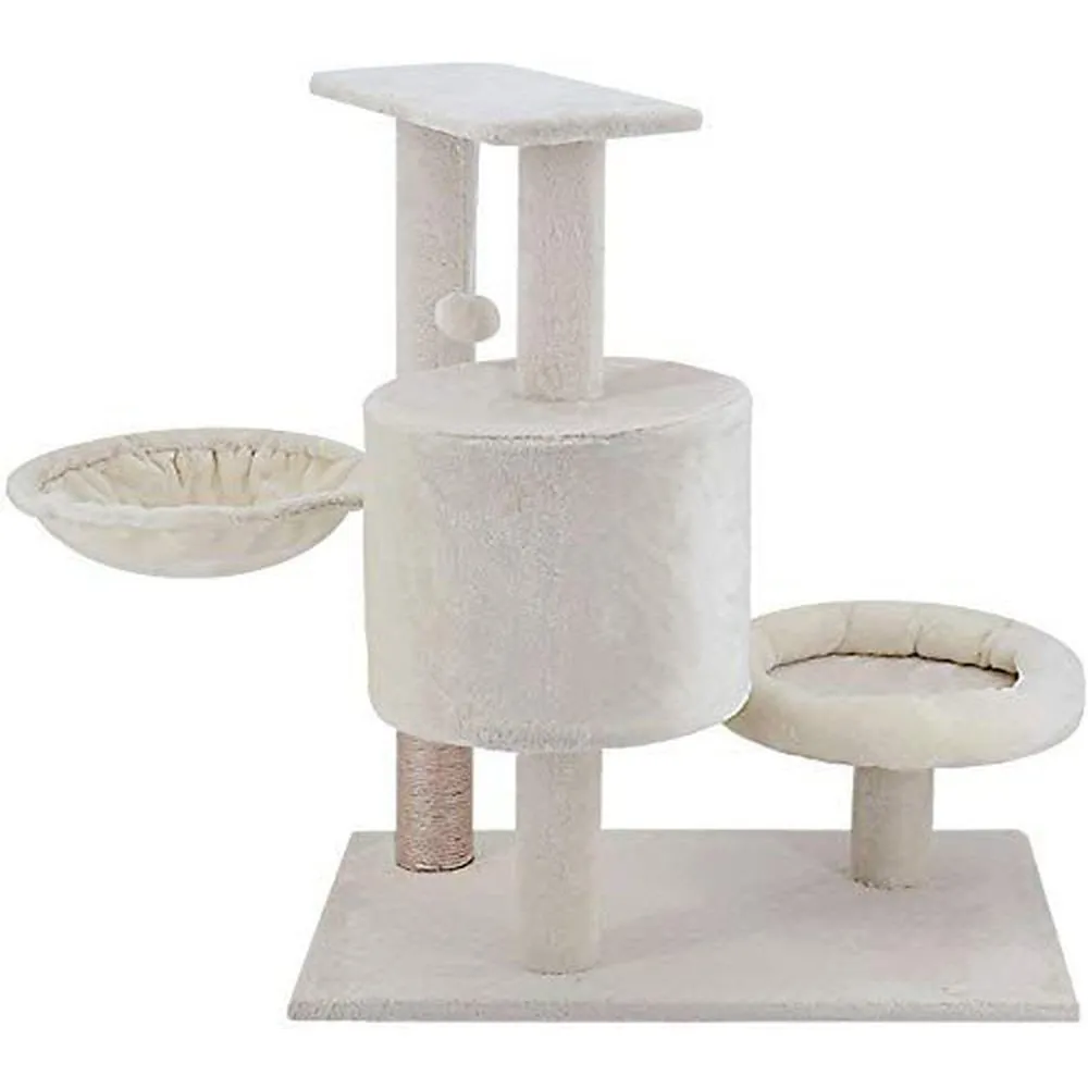 Cat Tree with Platform and Scratching Posts -28inch