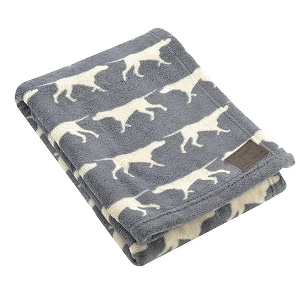 Charcoal Pet Fleece Blanket Medium