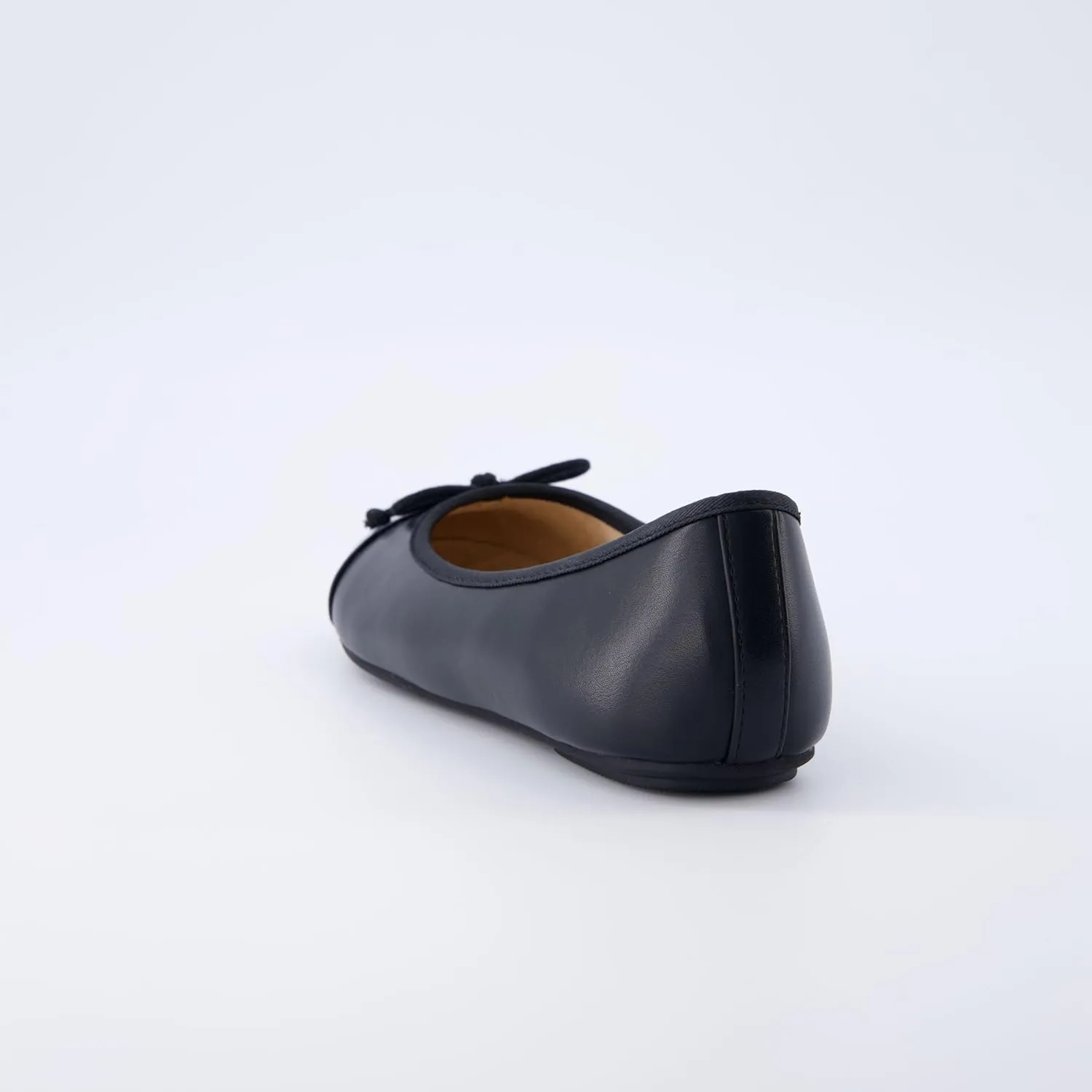 CUSHIONAIRE Women's Cardi Cap Toe Bow Flat with  Memory Foam and Wide Widths Available