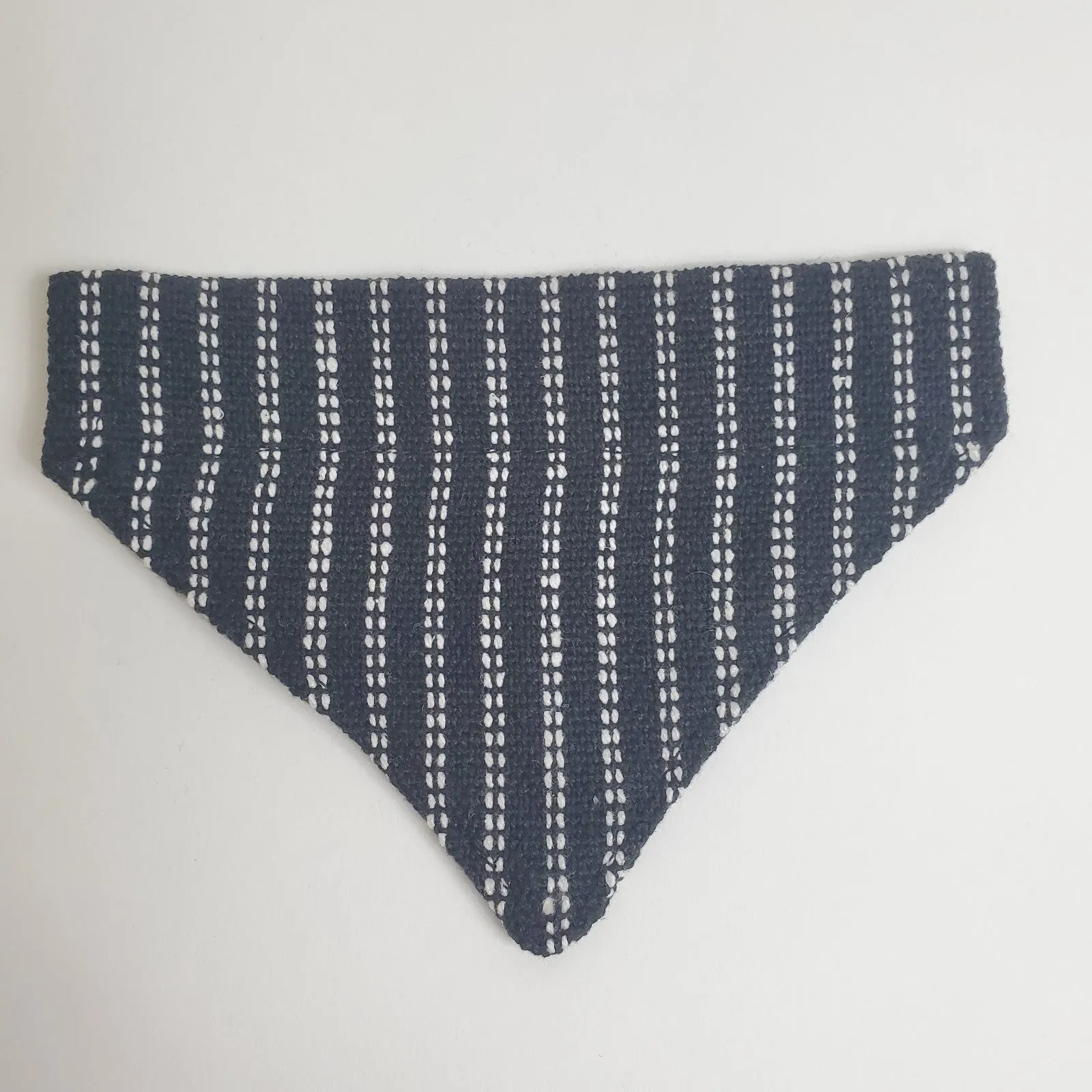 Dog Bandana Small - Pinstripe Woven