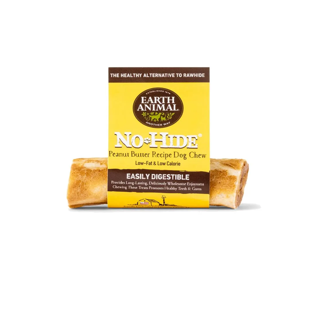 Earth Animal No-Hide Peanut Butter Roll Chews