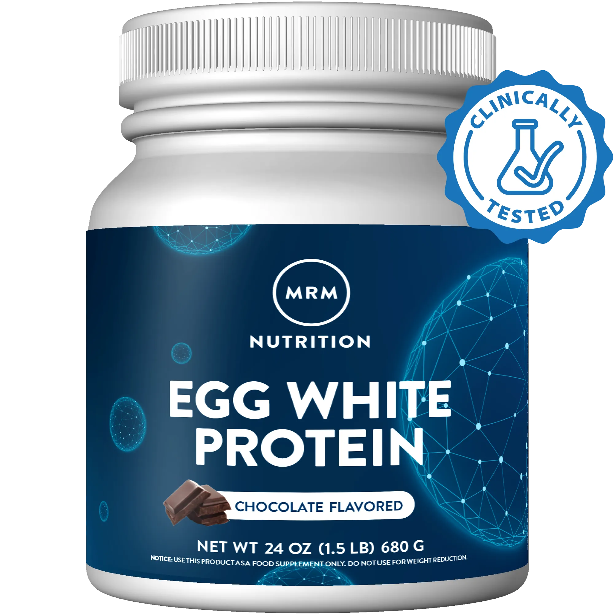 Egg White Protein Chocolate Flavored (12oz)