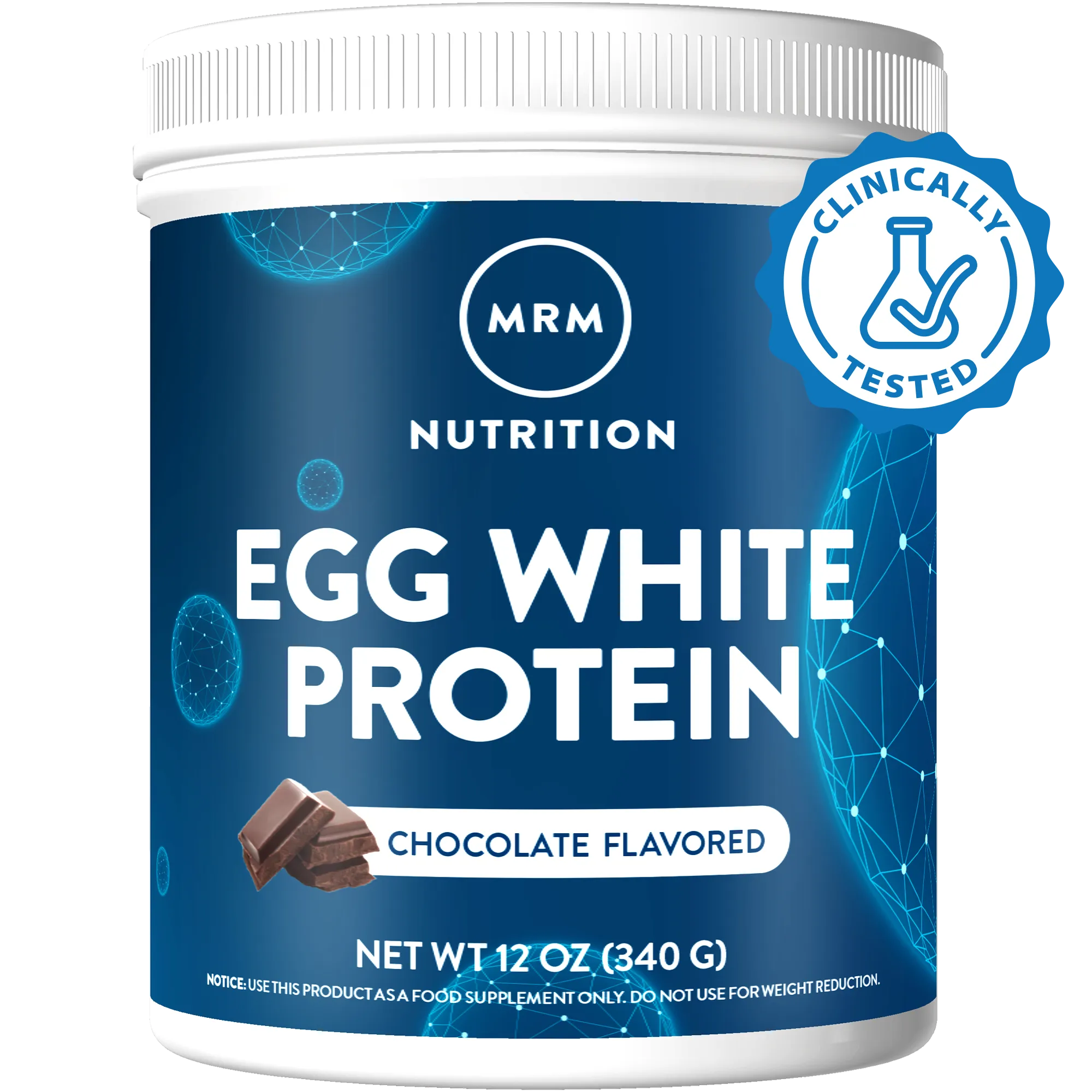 Egg White Protein Chocolate Flavored (12oz)