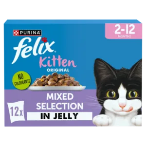 Felix Kitten Mixed Jelly 12x85g