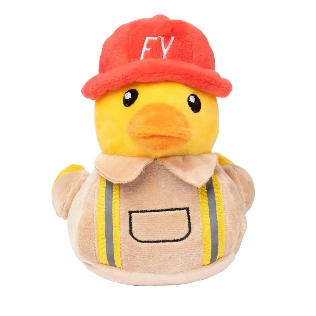 FuzzYard Waddle Squad-dle Firequacker Plush Dog Toy