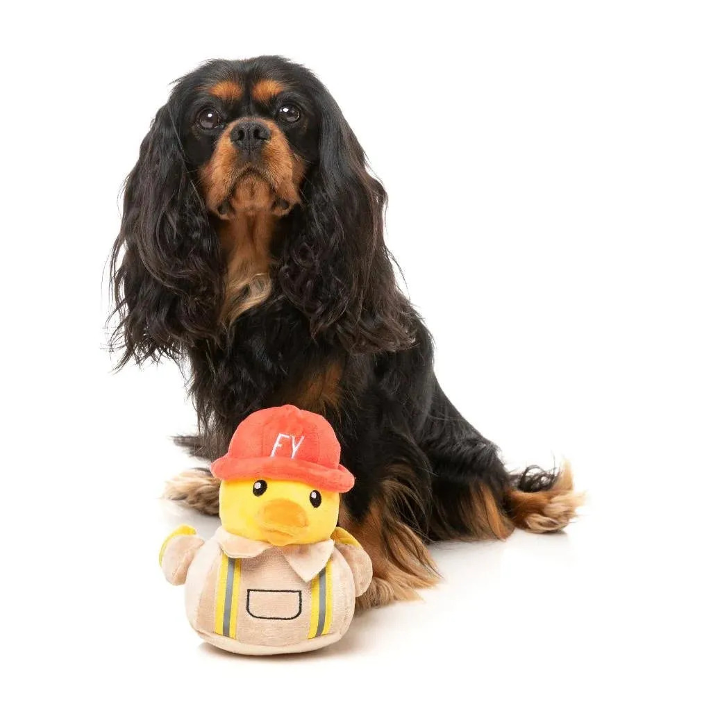 FuzzYard Waddle Squad-dle Firequacker Plush Dog Toy