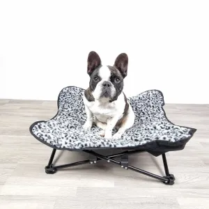 Hammock Dog Bed - Grey Leopard