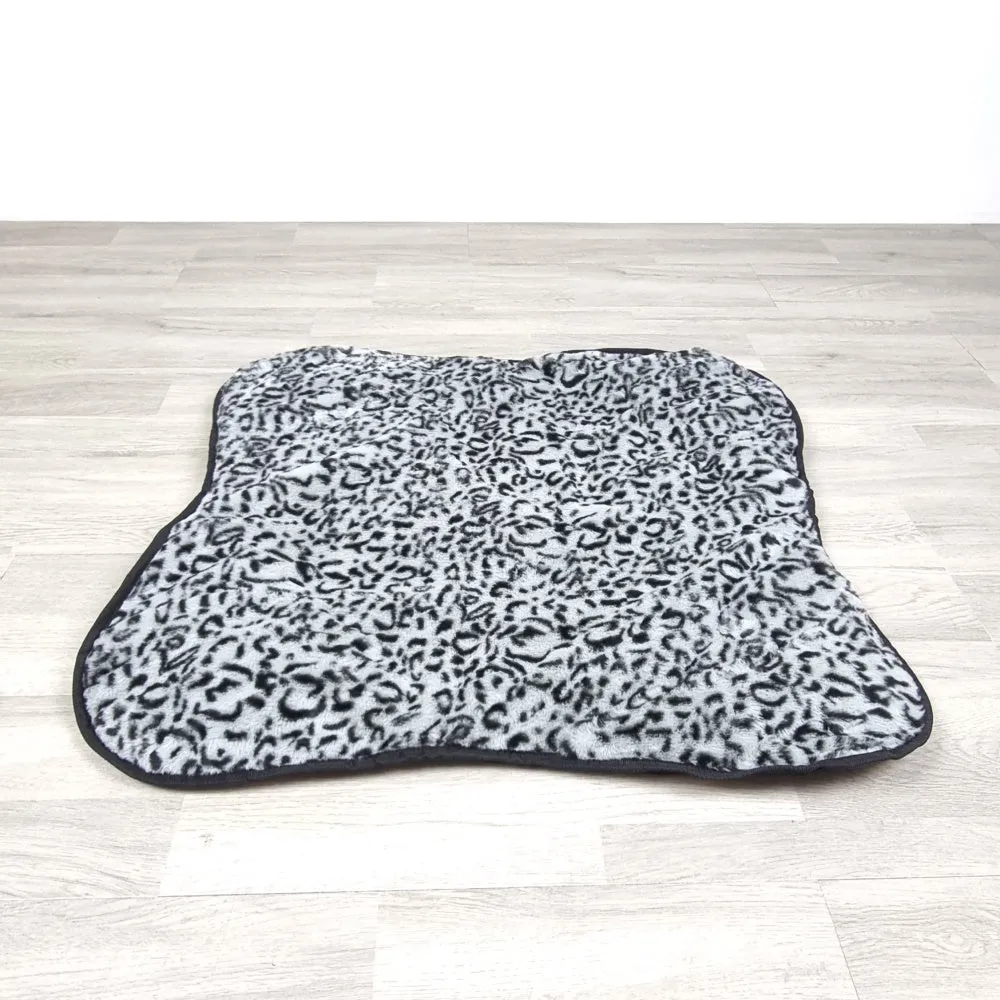 Hammock Dog Bed - Grey Leopard