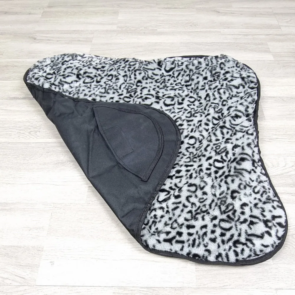 Hammock Dog Bed - Grey Leopard