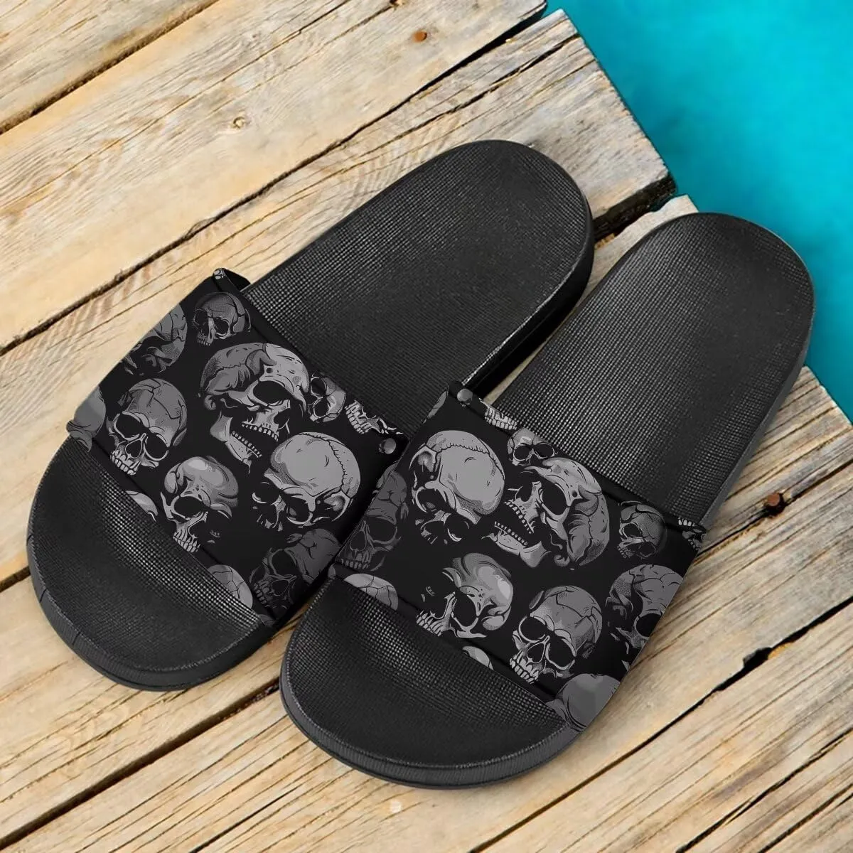Howilath Cute Animals Pattern Summer Slide Slippers for Women Kids, Soft Sole Non-Slip Open Toe Slippers Slide Sandal