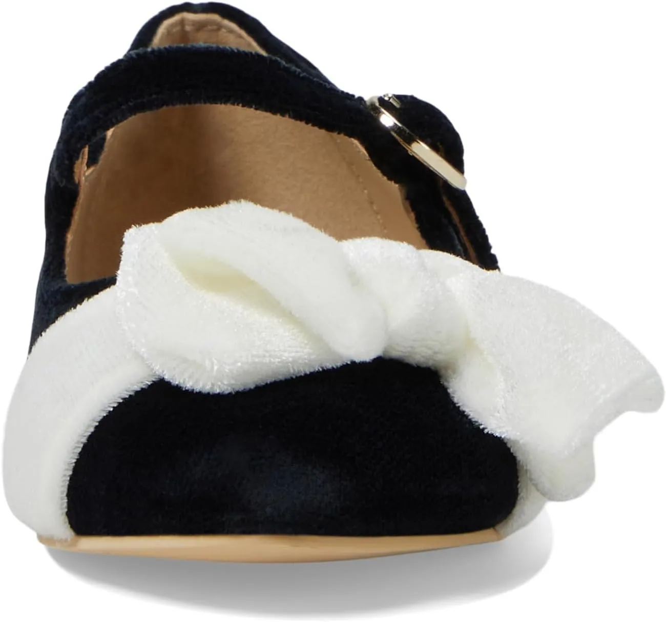 Janie and Jack Girl's Velvet Bow Flats (Toddler/Little Big Kid) Ballet