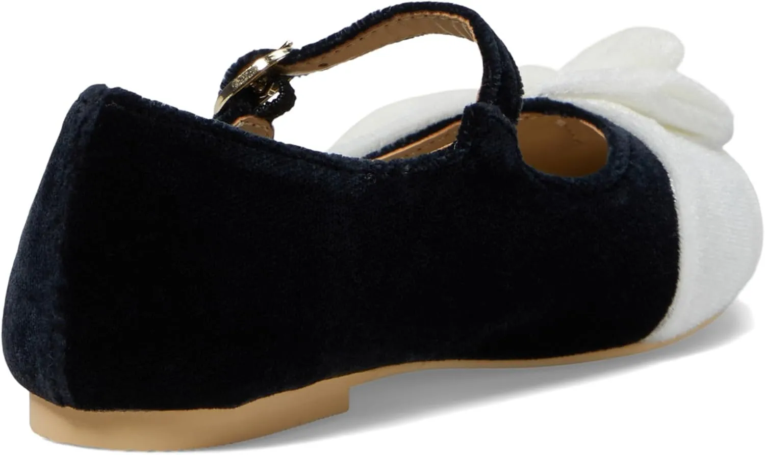 Janie and Jack Girl's Velvet Bow Flats (Toddler/Little Big Kid) Ballet