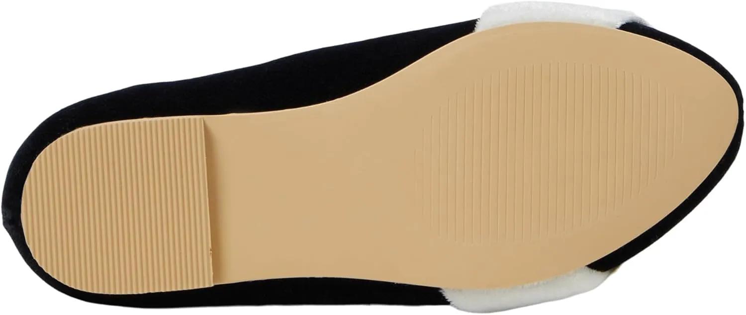 Janie and Jack Girl's Velvet Bow Flats (Toddler/Little Big Kid) Ballet