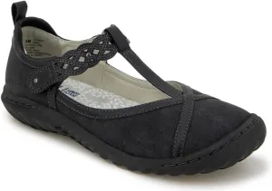 JBU Women's by Jambu, Buttercup Slip-On - Wide Width Black