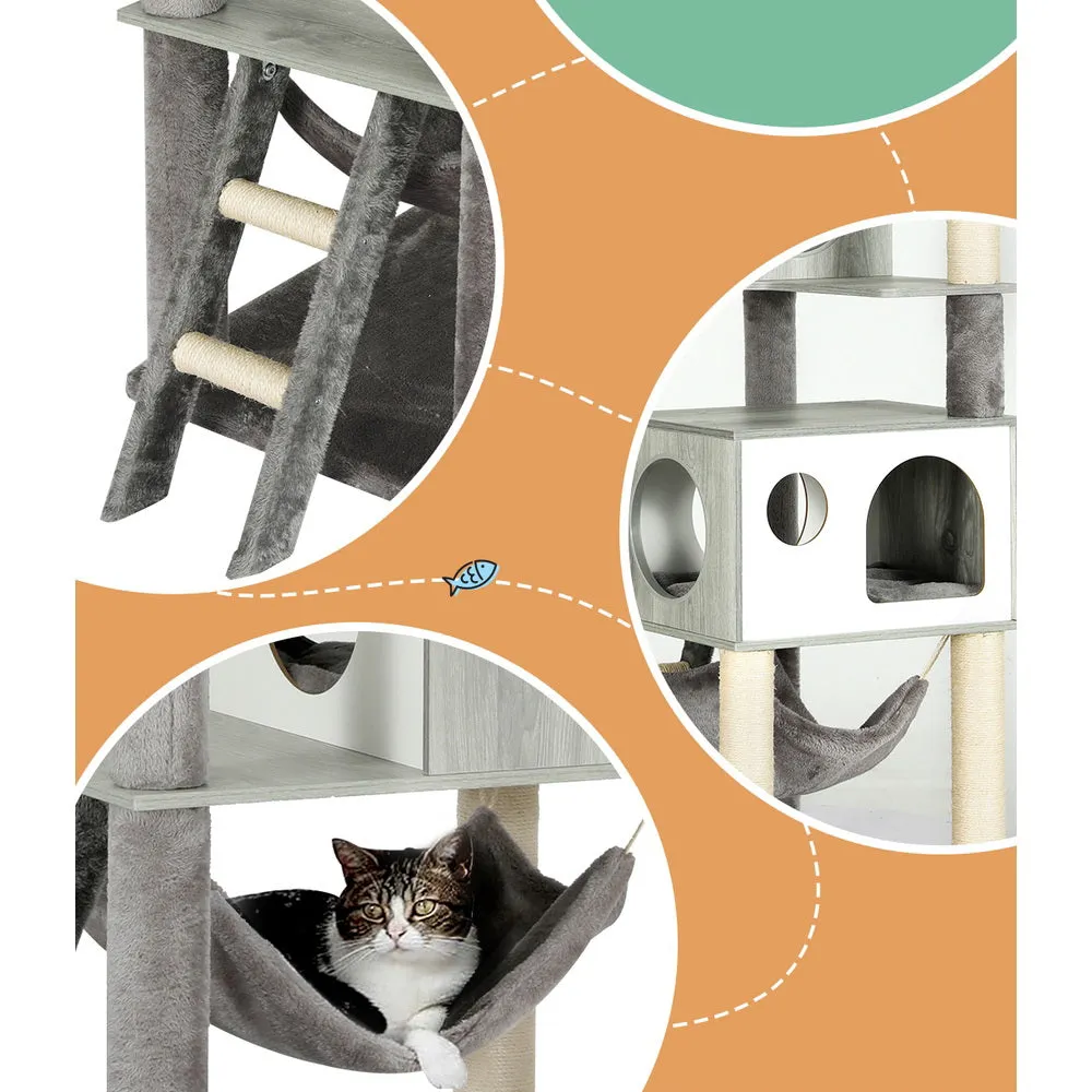 Large Multi-Level Cat Tree Tower with Scratching Post i.Pet