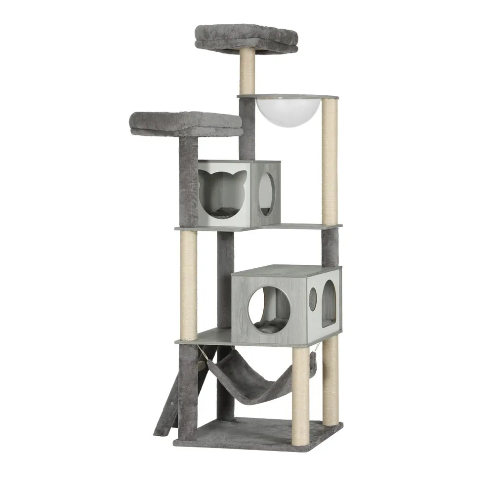 Large Multi-Level Cat Tree Tower with Scratching Post i.Pet
