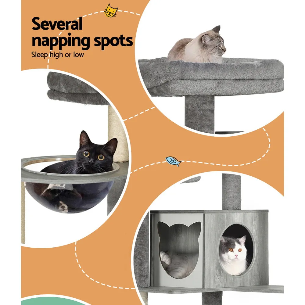 Large Multi-Level Cat Tree Tower with Scratching Post i.Pet