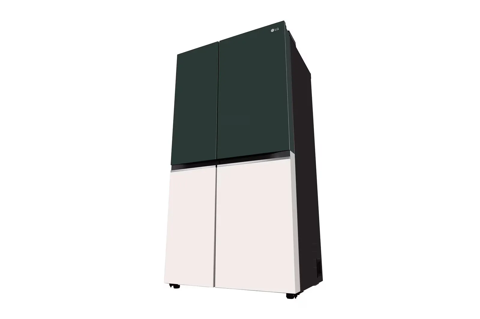 LG GL-B257EET3 650L Side-By-Side Refrigerator with Door Cooling , WiFi Convertible, Smart Diagnosis