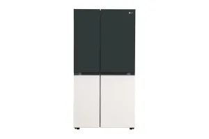 LG GL-B257EET3 650L Side-By-Side Refrigerator with Door Cooling , WiFi Convertible, Smart Diagnosis