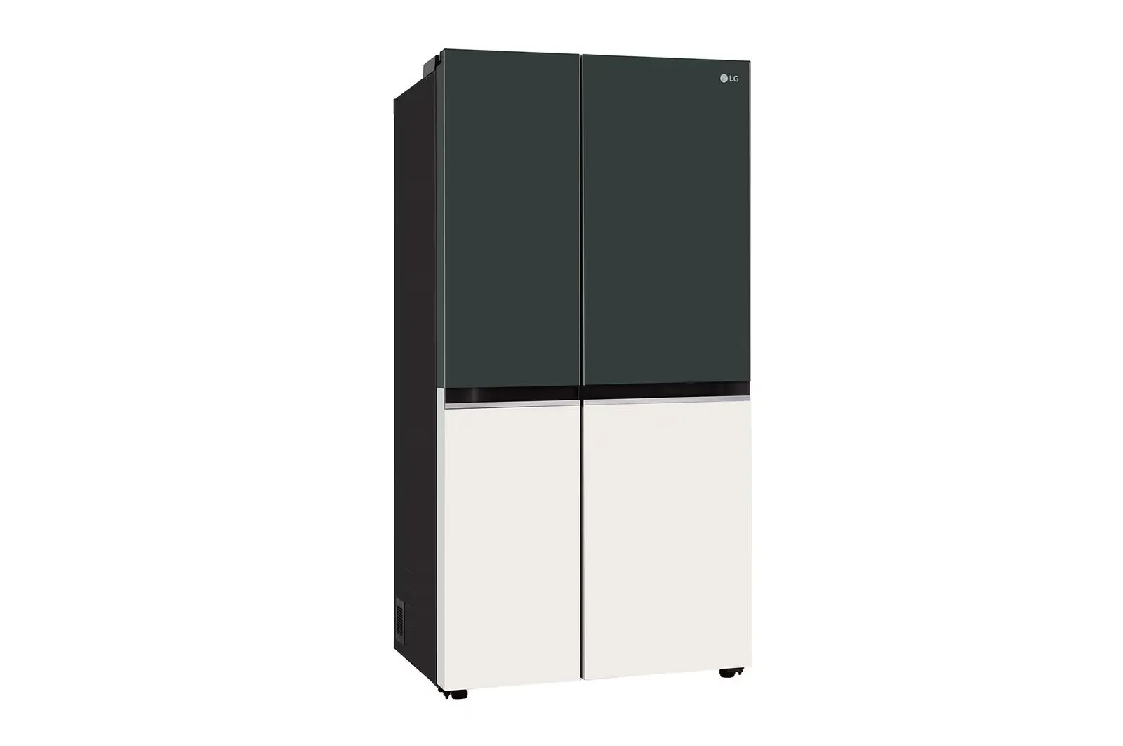 LG GL-B257EET3 650L Side-By-Side Refrigerator with Door Cooling , WiFi Convertible, Smart Diagnosis