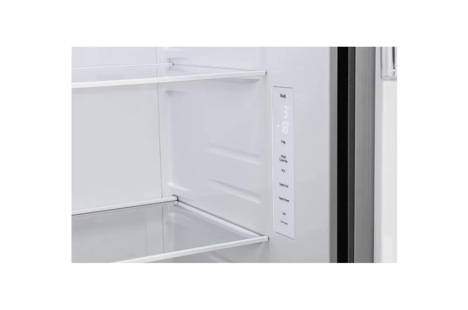 LG GL-B257HMC3 650L, Convertible Side-by-Side Refrigerator with Smart Inverter Compressor, Multi Air Flow