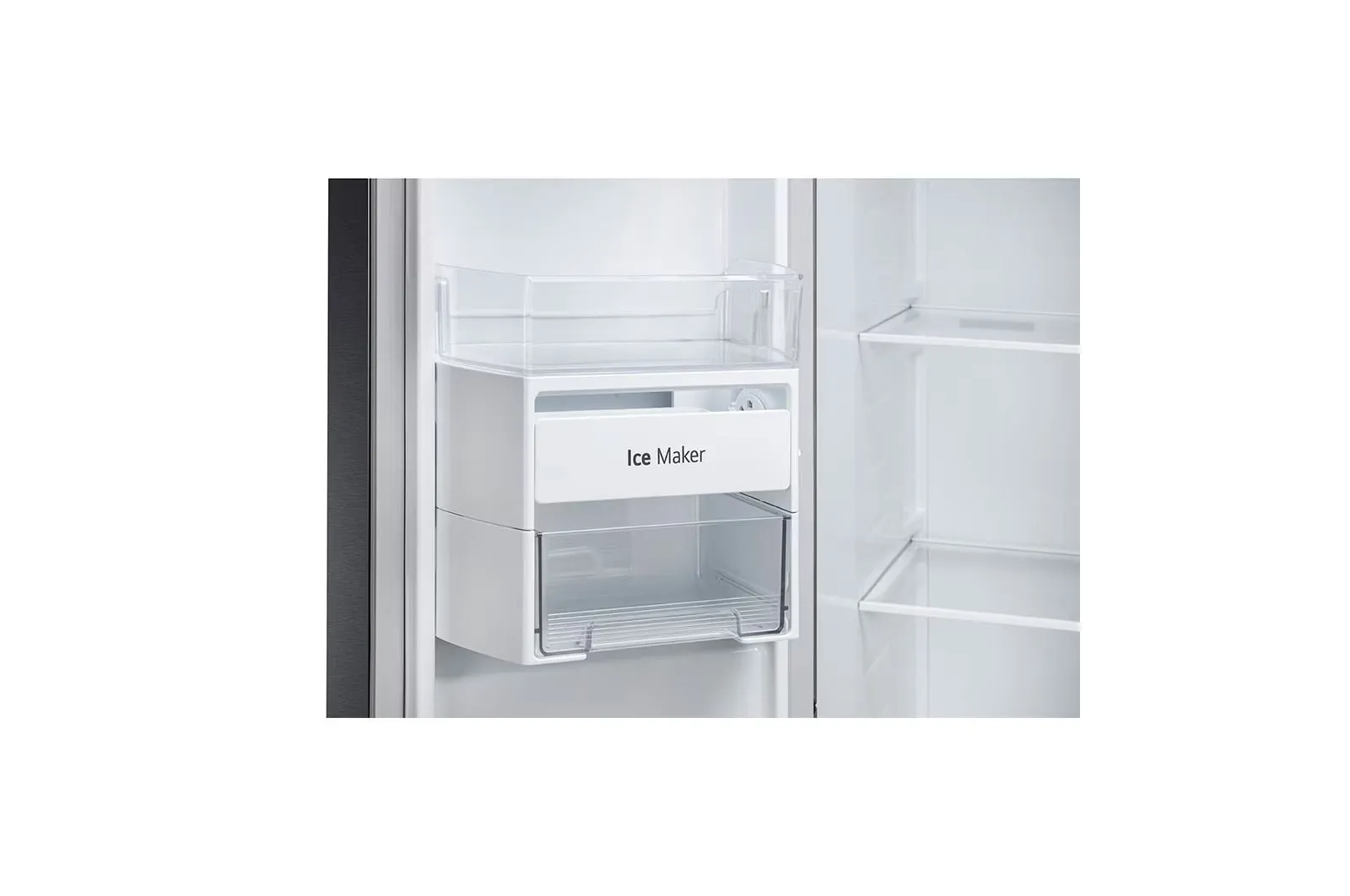 LG GL-B257HMC3 650L, Convertible Side-by-Side Refrigerator with Smart Inverter Compressor, Multi Air Flow