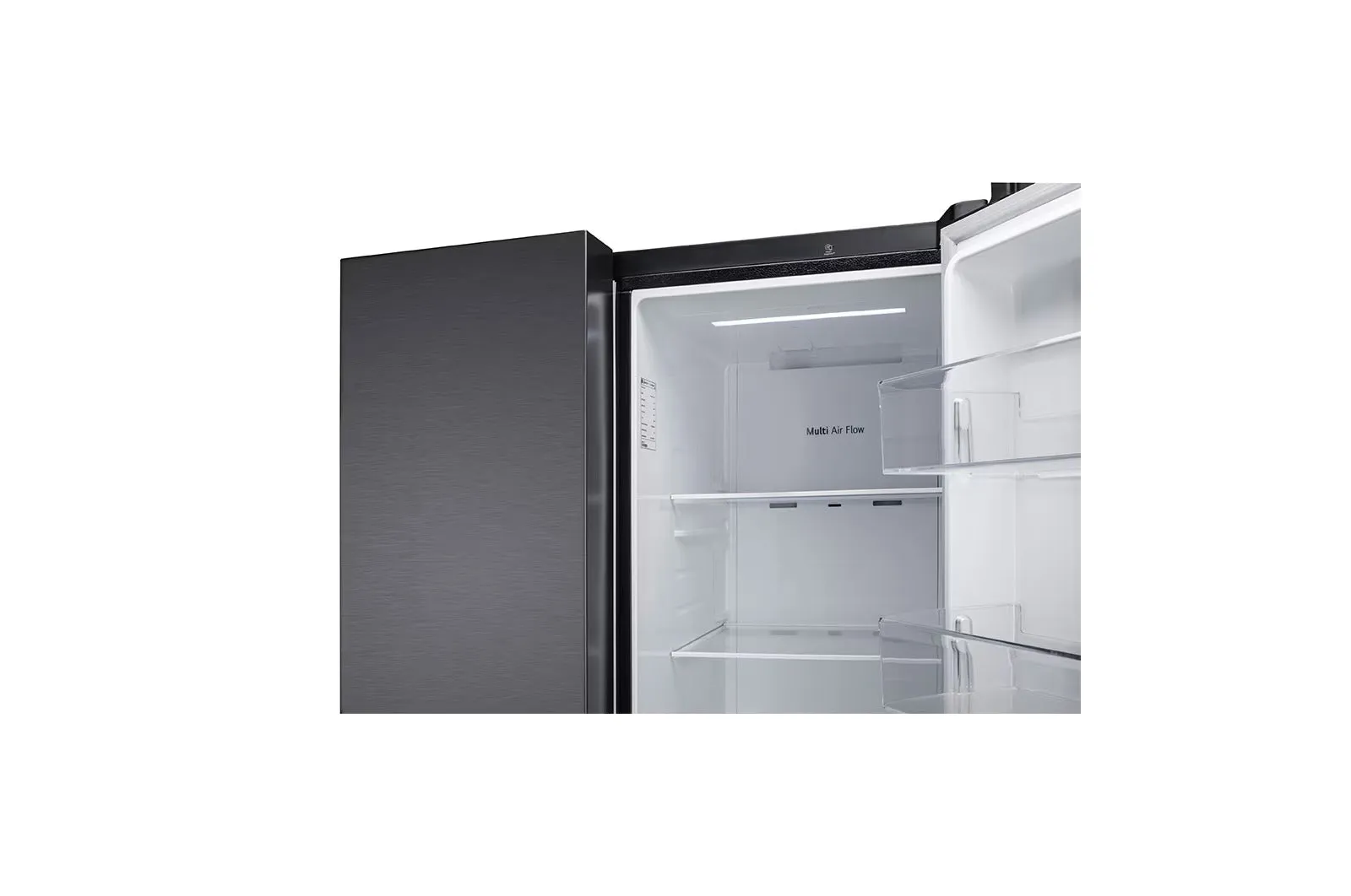 LG GL-B257HMC3 650L, Convertible Side-by-Side Refrigerator with Smart Inverter Compressor, Multi Air Flow