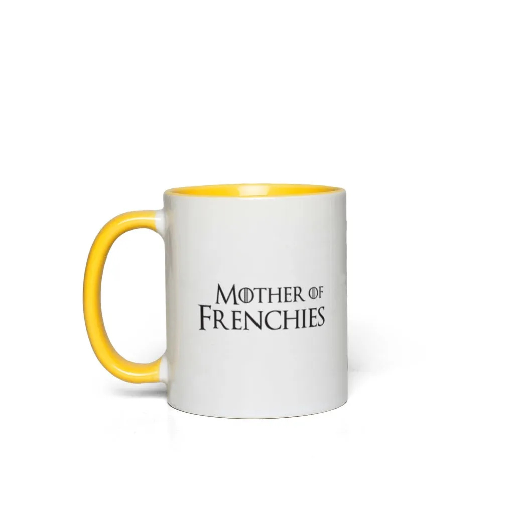 Mother of Frenchies Color Pop Accent Mugs (11 oz)