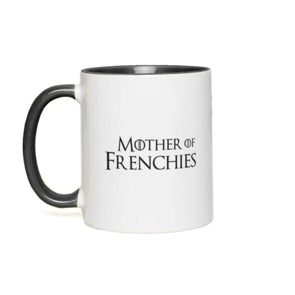 Mother of Frenchies Color Pop Accent Mugs (11 oz)