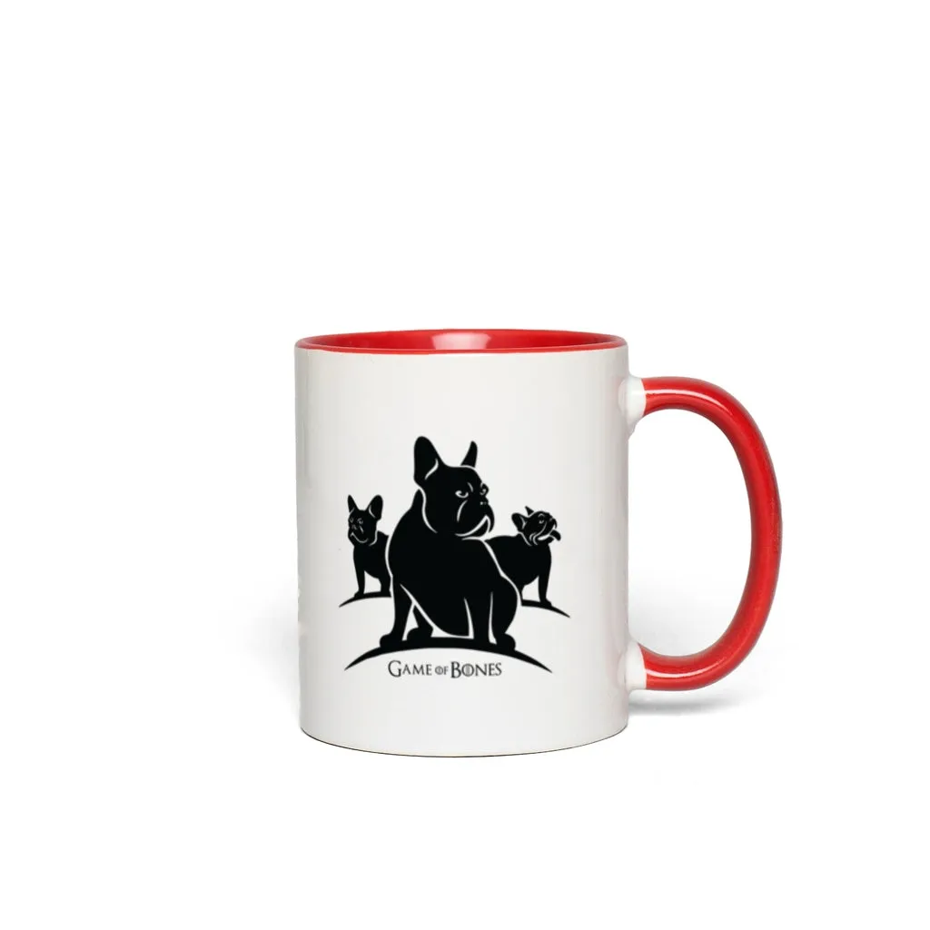 Mother of Frenchies Color Pop Accent Mugs (11 oz)