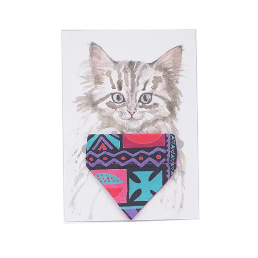 Mud Cloth Cat Bandana