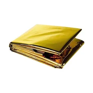Mylar Thermal Emergency Blanket/ Foil Space Blanket (Gold)