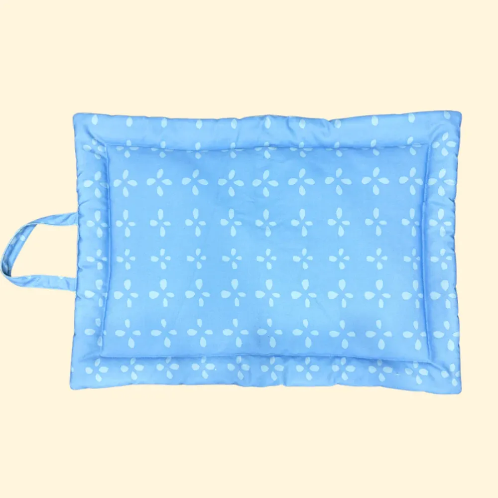Pet Set Go Sky Bloom Mat for Dogs (Sky Blue)