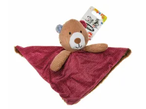 Plush Blanket Bear With Rattle