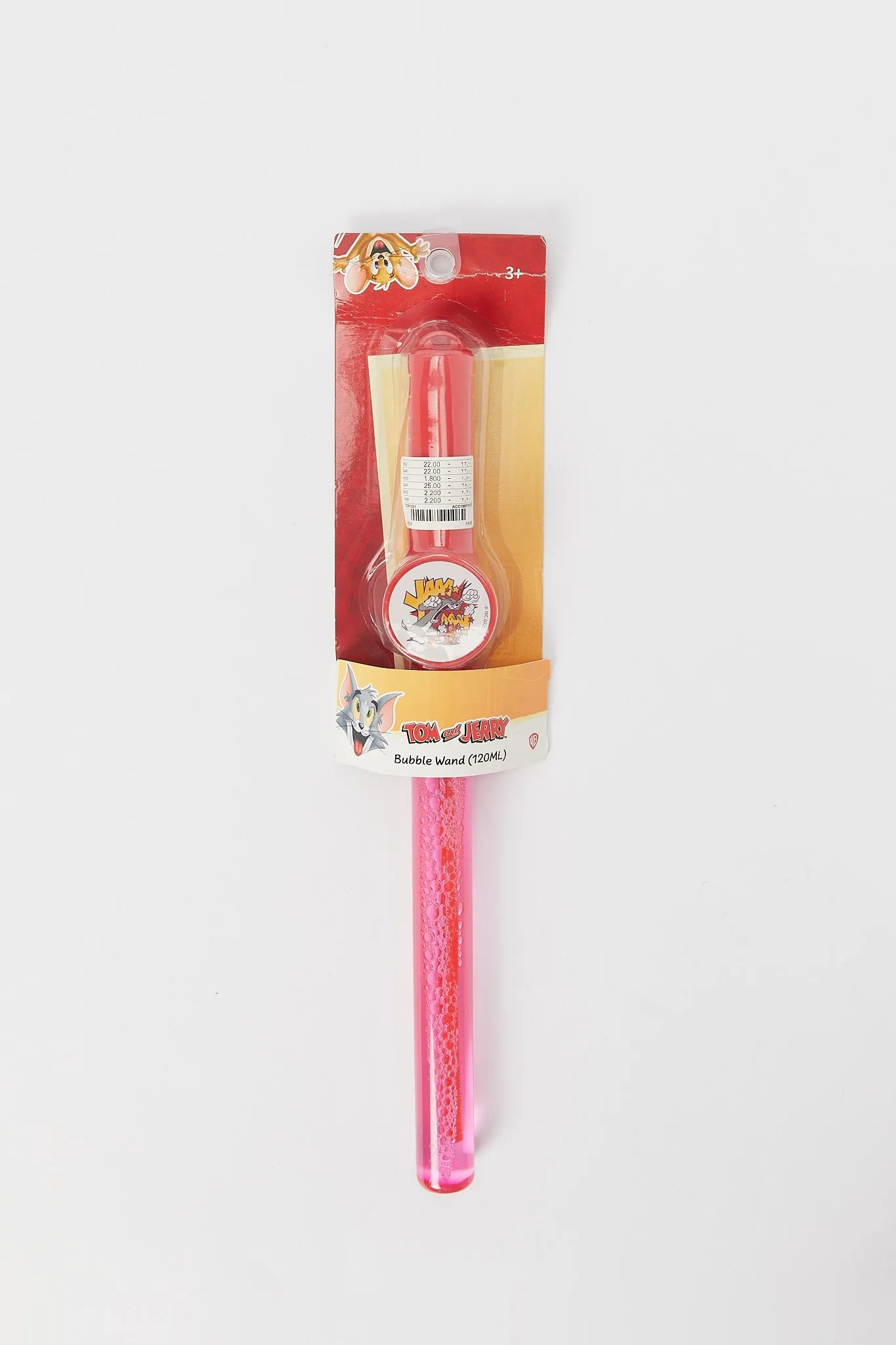 Red Tom & Jerry Bubble Stick (120ml)