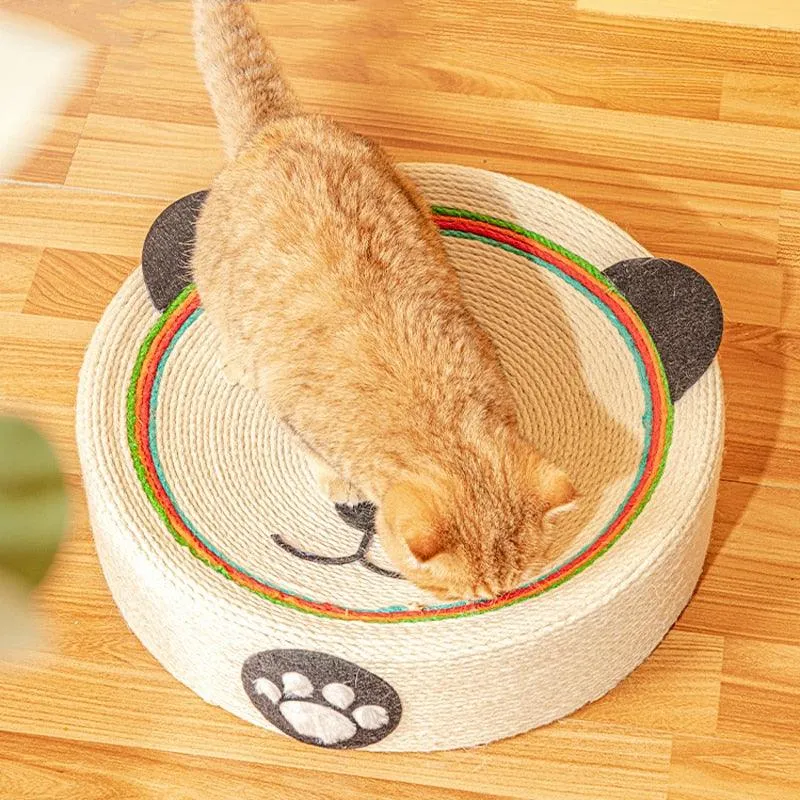 Round Cat Scratcher Pad/House