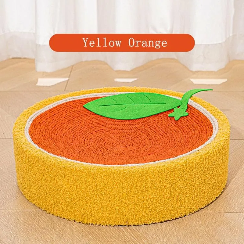 Round Cat Scratcher Pad/House