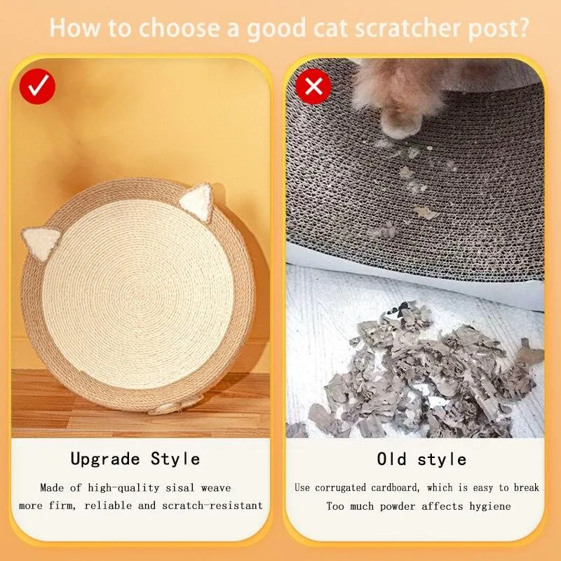 Round Cat Scratcher Pad/House