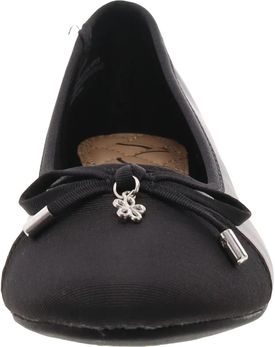 Sugar Womens Florah Faux Leather Padded Insole Ballet Flats